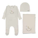 Bee & Dee Chalk White Boy Baby Image Layette Set