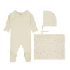 Noggi Girls Floral Patch Layette Set
