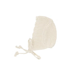 Lilette Cream Chunky Knit Bonnet