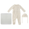 Kipp White Tiny Miracles Velour Layette Set