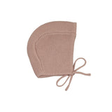 Lilette Dusty Pink Le Bebe Knit Bonnet
