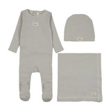 Lilette Light Blue Striped Bebe Set