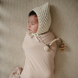 Mushie Blush Stretchy Swaddle