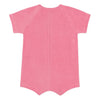 Petit Bateau Pink Terry Short Sleeve Romper