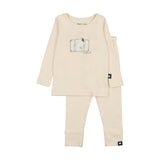 Heart + Soul Cream Valise Pajama