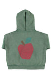 Piupiuchick Green/Apple Print Hoodie