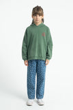 Piupiuchick Green/Apple Print Hoodie