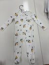 Fragile Lemon Print Footie
