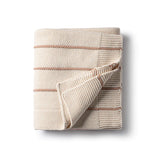 Domani Rose Stripe Knit Bande Blanket