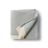 Domani Lake Blue Brunello Knit Blanket