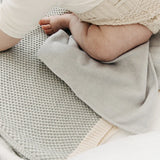 Domani Lake Blue Brunello Knit Blanket