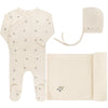 Ely's & Co Ivory Berry Embroider Collection Layette Set