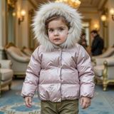 Scotch Bonnet Pink Natural Fur Lined Coat