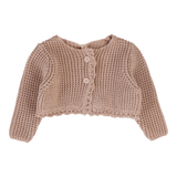 Lilette Dusty Pink Chunky Knit Shrug