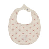 Lilette Cream/Pink Geo Floral Bib