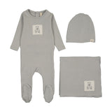 Lilette Pale Blue Graphic Tag Layette Set