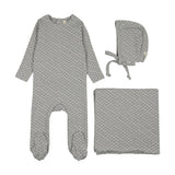 Lilette Pale Blue Mini Flora Layette Set