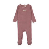 Lilette Red Striped Bebe Footie