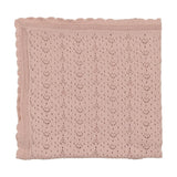 Lilette Pink Heart Knit Blanket