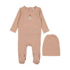 Lilette Pink Doll Embroidered Footie and Hat