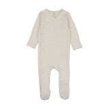 Lilette Cream/Dusty Pink Take Me Home Clover Footie