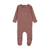 Lilette Mauve Bouquet Footie