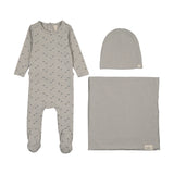 Lilette Pale Blue Paper Boat Layette Set