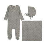 Lilette Light Blue Floret Layette Set
