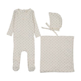 Lilette Cream/Pink Floret Layette Set