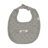 Lilette Light Blue Floret Bib