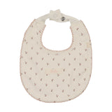 Lilette Cream/Pink Floret Bib