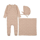Lilette Petal Printed Wrap Layette Set