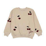 Analogie Ecru Cherry Sweatshirt