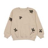 Analogie Ecru Olive Sweatshirt