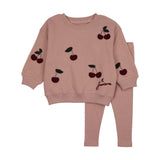 Analogie Bud Pink Cherry Sweatshirt Set