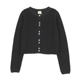 Analogie Navy Fine Knit Cardigan