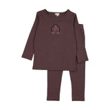 Lil Legs Vintage Purple Classic Lounge Set