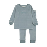 Analogie Velour Blue Stripe Pajamas
