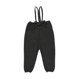 Analogie Black Denim Rugged Thread Bubble Suspender