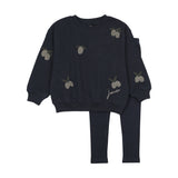 Analogie Navy Olive Sweatshirt Set