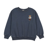 Analogie Vintage Indigo Bear Sweatshirt