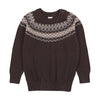 Analogie Chocolate Brown Heirloom Sweater - 3