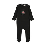 Lil Legs Black Classic Footie