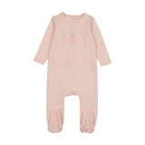 Lil Leg Pink Sailor Stripe Footie