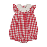 Kidiwi Charlotte Red Gingham Romper