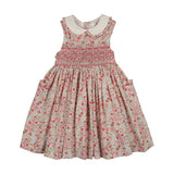 Kidiwi Smocked Cherry Red Dress