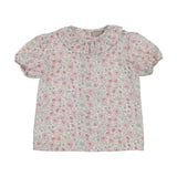 Carmina Floral Ruffle Collar Shirt
