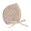 Bebe Organic Faded Rose Crochet Bonnet
