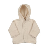 Bebe Organic Lumi Chenille Natural Jacket & Bonnet