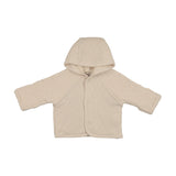 Bebe Organic Natural Heart Pointelle Jacket